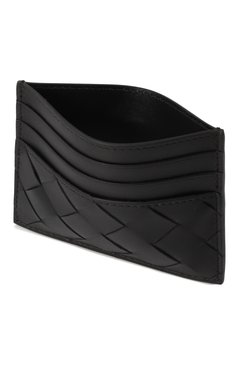 Мужской кожаный футляр для кредитных карт BOTTEGA VENETA черного цвета, арт. 795612/VCPQ3 | Фото 3 (Материал: Натуральная кожа; Нос: Не проставлено)