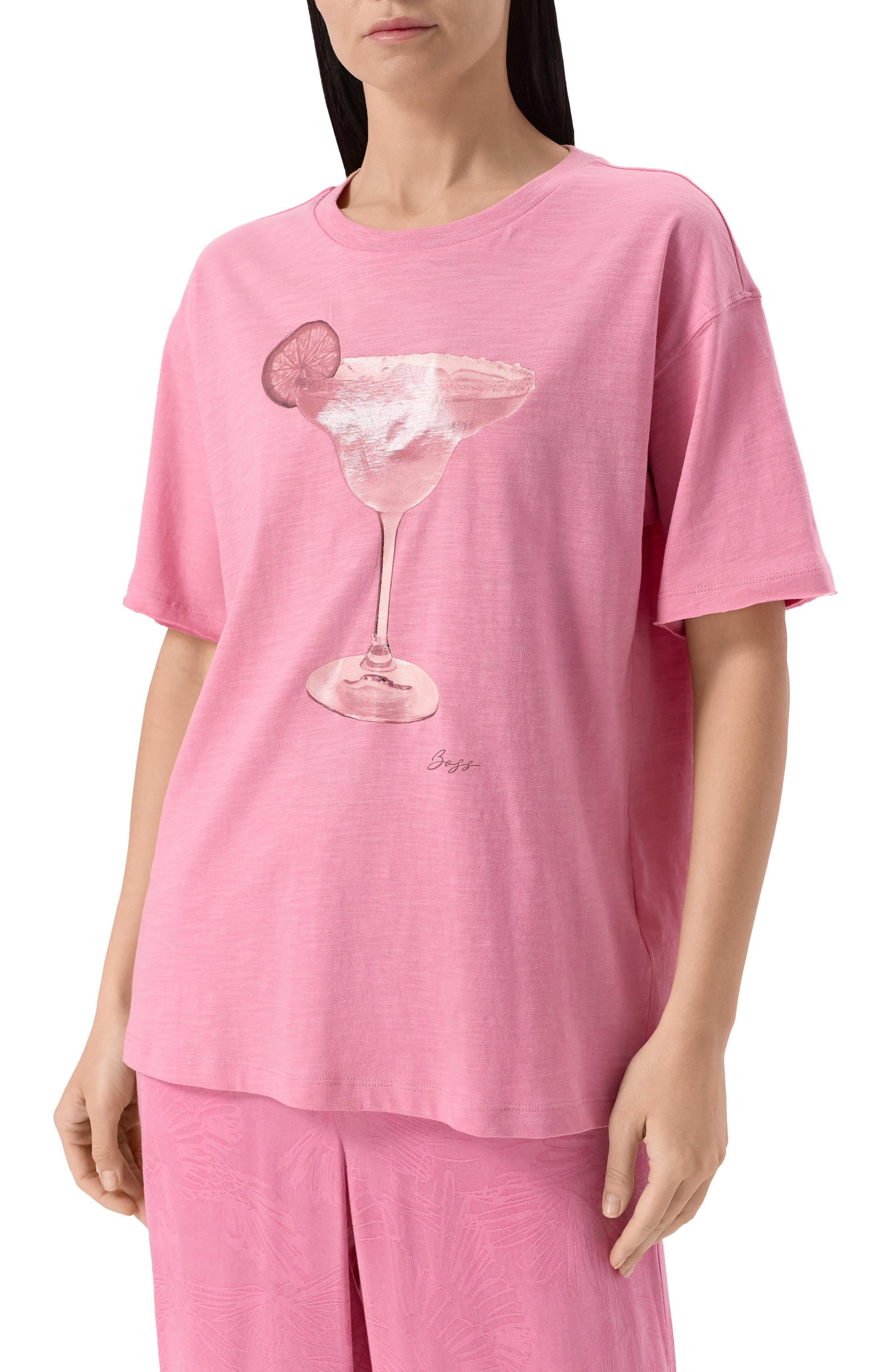 Хлопковая футболка BOSS ORANGE, арт. 50540433, фото 3