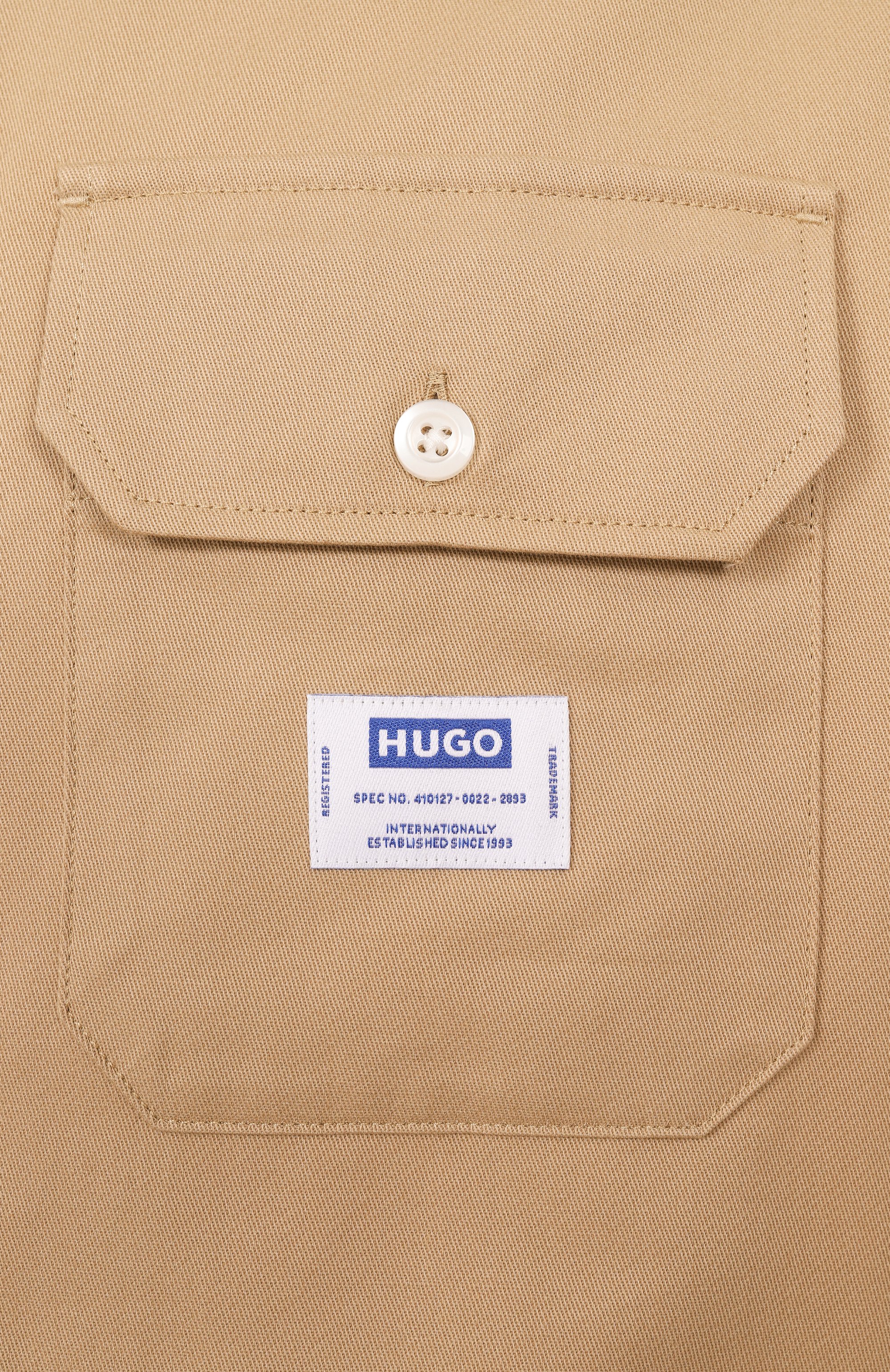 Хлопковая рубашка HUGO BLUE, арт. 50517871, фото 6