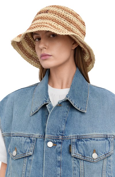 Соломенная панама MC2 SAINT BARTH бежевого цвета по цене 14050 руб., арт. STBA P0LLY W/06569H, фото 2 Соломенная панама MC2 SAINT BARTH, арт. STBA P0LLY W/06569H, фото 2