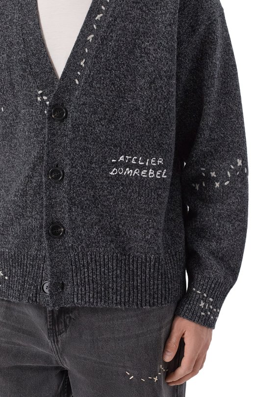 Кардиган DOMREBEL M RENEGADE/KNIT CARDIGAN Серый  M RENEGADE/KNIT CARDIGAN Фото 5