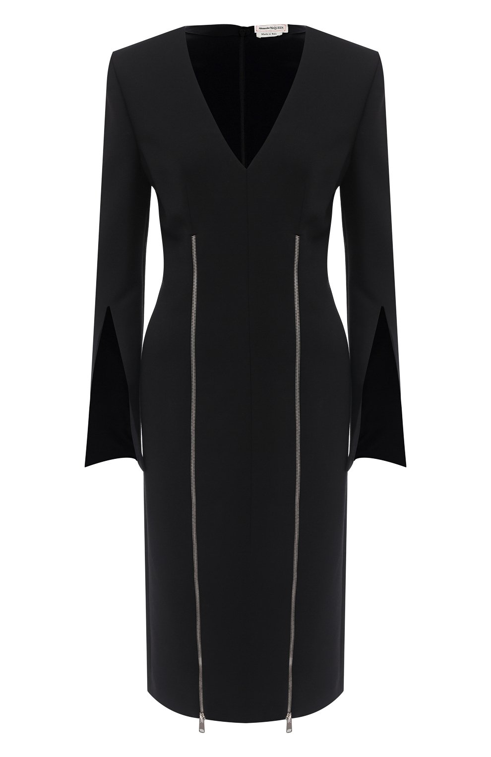 Платье из смеси шерсти и шелка ALEXANDER MCQUEEN, арт. 593185/QJAAA, фото 1