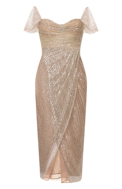 Женское платье с отделкой пайетками SASHA KIM, арт. SK-00001760