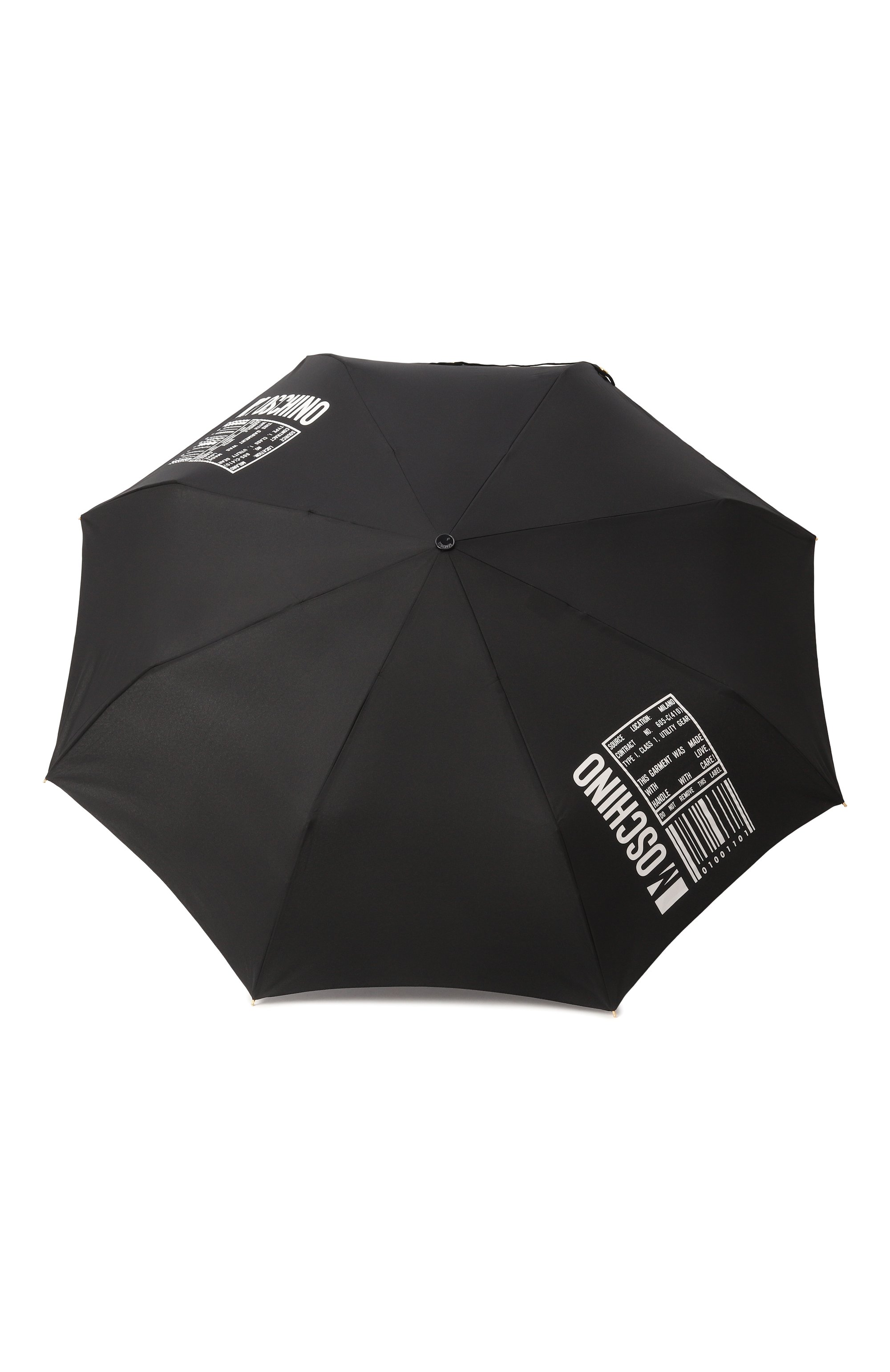Складной зонт MOSCHINO черного цвета по цене 9295 руб., арт. 8941 0PENCL0SE, фото 1 Складной зонт MOSCHINO, арт. 8941 0PENCL0SE, фото 1