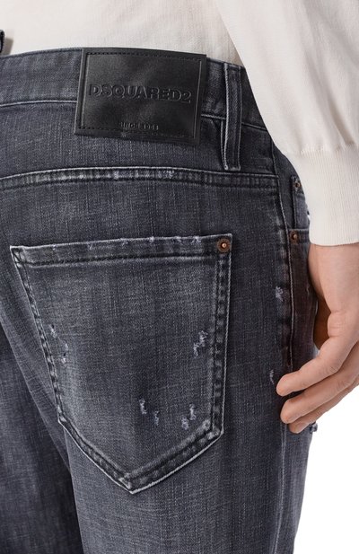 Джинсы slim twist DSQUARED2 темно-серого цвета по цене 69950 руб., арт. S74LB1912/S30357, фото 5 Джинсы slim twist DSQUARED2, арт. S74LB1912/S30357, фото 5