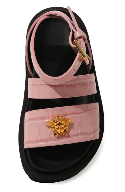 Кожаные сандалии VERSACE, арт. 1011156/1A09141/27-29, фото 4