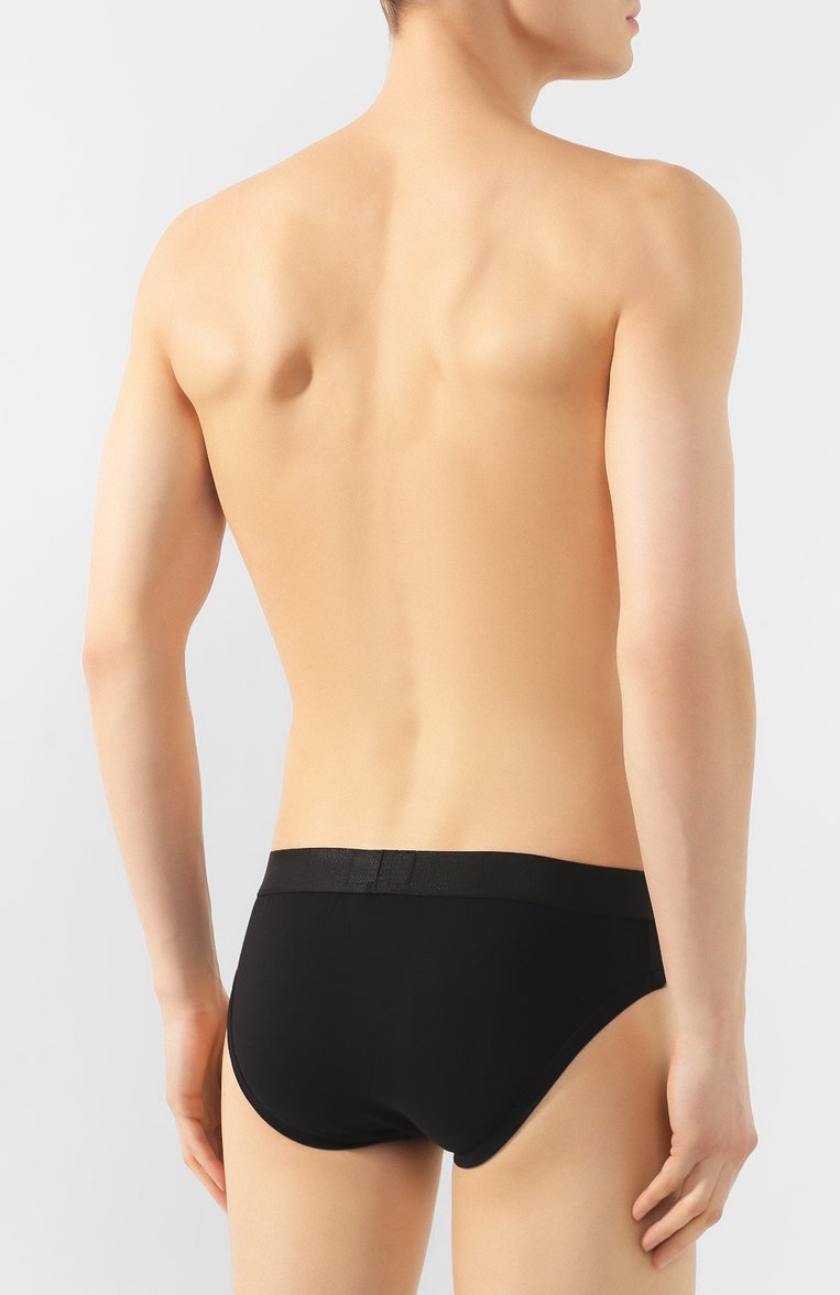 Комплект из двух хлопковых брифов с широкой резинкой ZEGNA, арт. N2X400040, фото 1