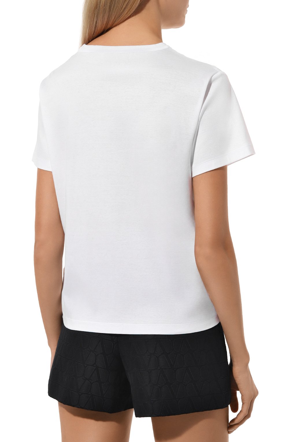 Хлопковая футболка VALENTINO, арт. 5B3MG23K8PA, фото 4