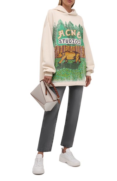 Хлопковое худи ACNE STUDIOS, арт. AI0105, фото 2