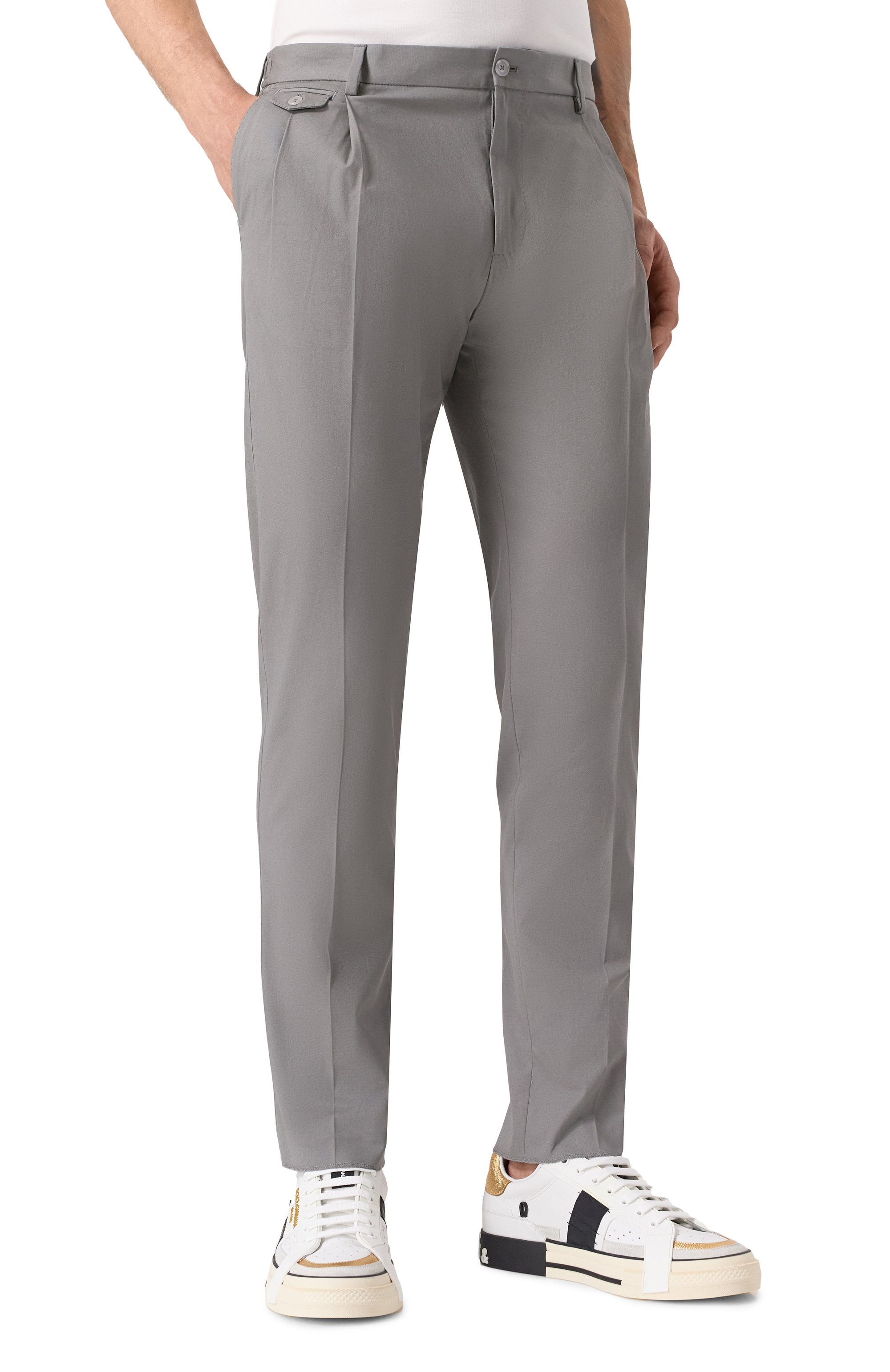 Хлопковые брюки DOLCE & GABBANA, арт. GV4EET/FUFNV, фото 3