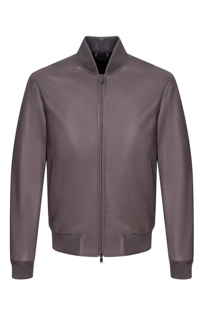 Мужской кожаный бомбер MVST, арт. M25.1PM.0009/BIG SIZE/CREAM NAPA