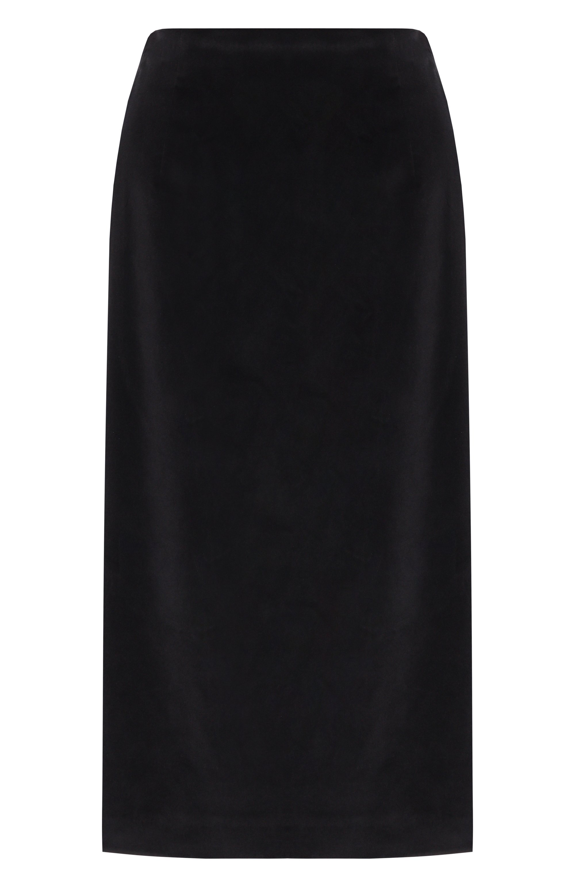 Бархатная юбка LORENA ANTONIAZZI черного цвета по цене 79950 руб., арт. G051A/9577, фото 1 Бархатная юбка LORENA ANTONIAZZI, арт. G051A/9577, фото 1