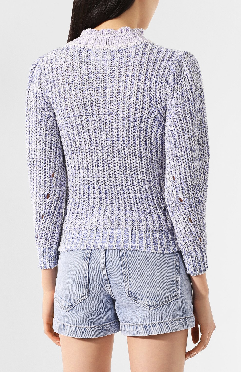 Хлопковый свитер ISABEL MARANT ETOILE, арт. PU1235-20P051E/L0TIYA, фото 4