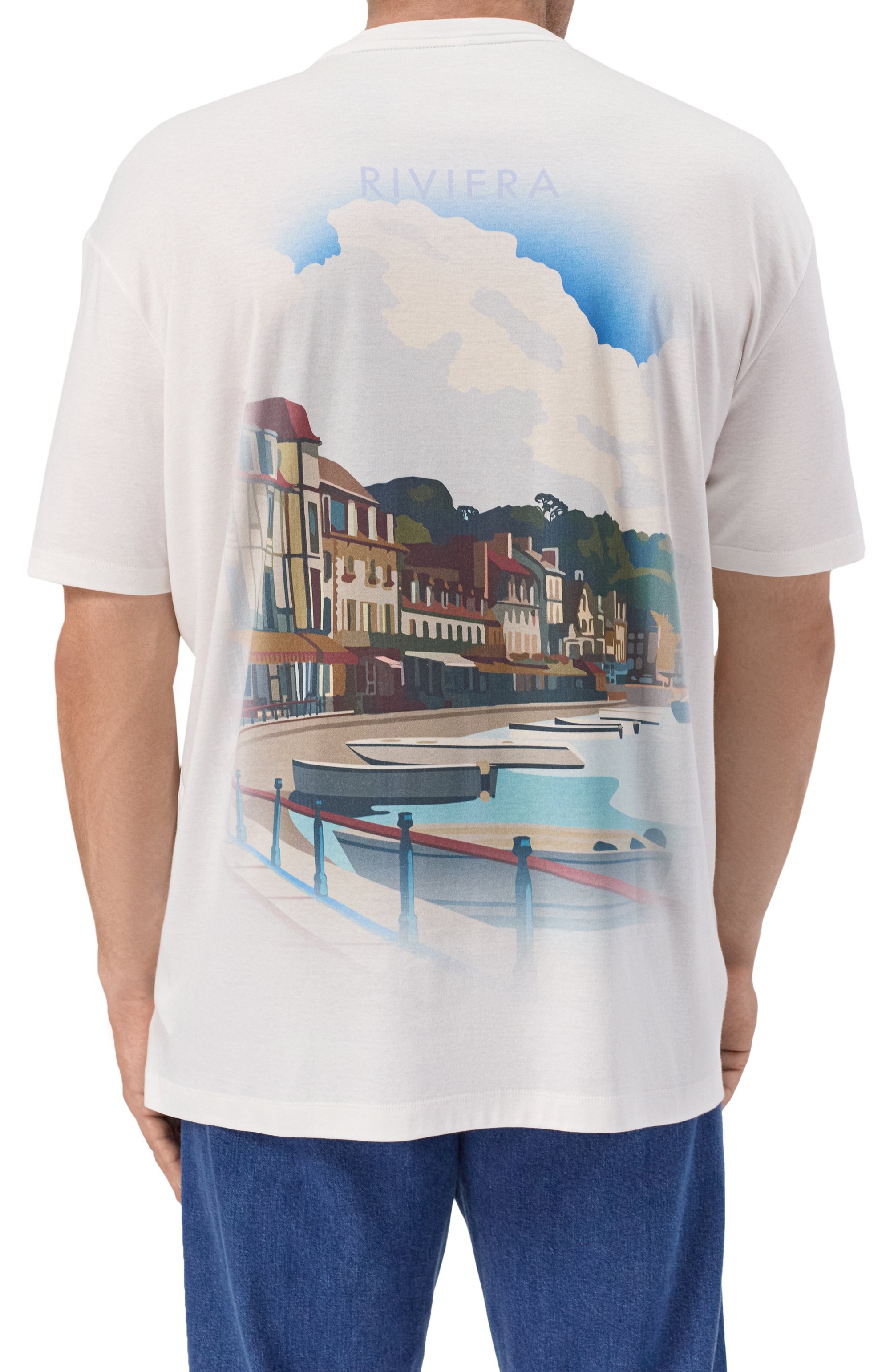 Футболка из хлопка и лиоцелла PAUL&SHARK, арт. 15311631/3XL-6XL, фото 4