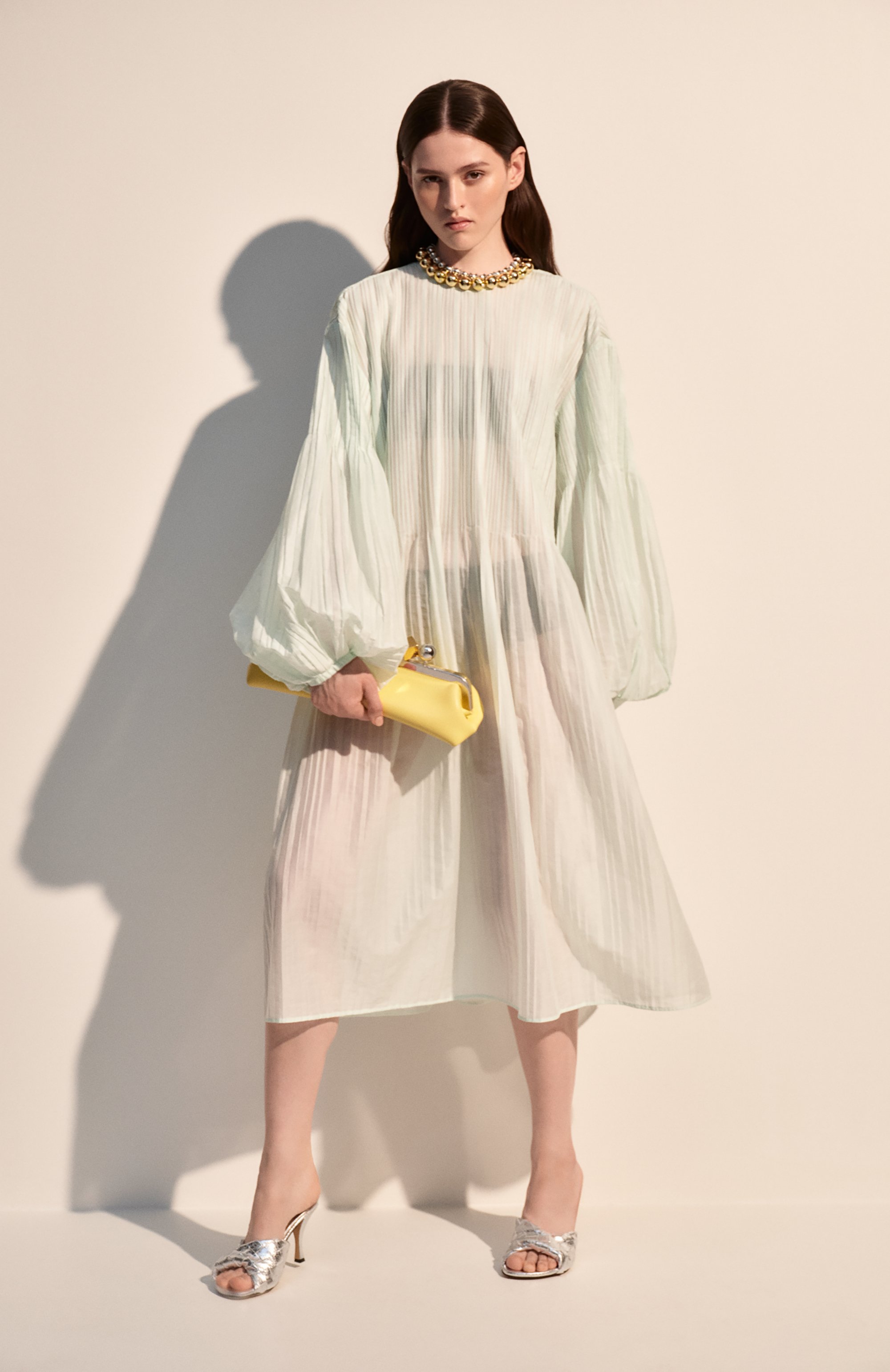 Хлопковое платье JIL SANDER, арт. J02CT0464-J45014, фото 7