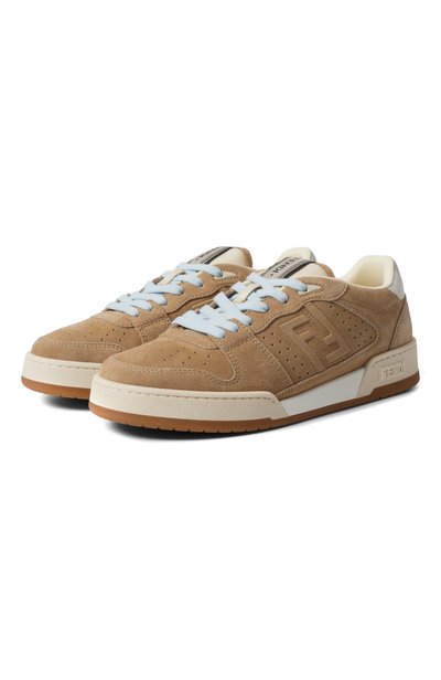 Женские замшевые кеды match FENDI, арт. 8E9084/B1RG