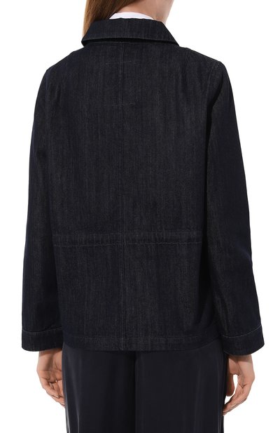 Джинсовая куртка YS ARMY PARIS темно-синего цвета по цене 123500 руб., арт. 24EFV02369B06W, фото 4 Джинсовая куртка YS ARMY PARIS, арт. 24EFV02369B06W, фото 4