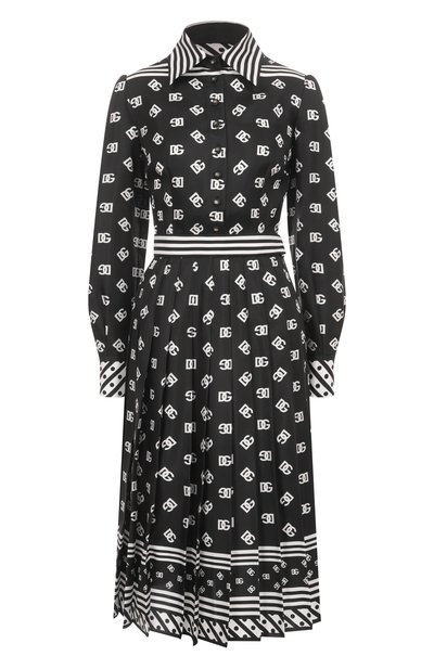 Женское шелковое платье DOLCE & GABBANA, арт. F6TMNT/GDCVJ