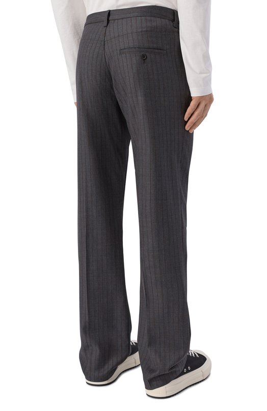 Шерстяные брюки Balenciaga 850705/TPT05 Серый  850705/TPT05 Фото 4