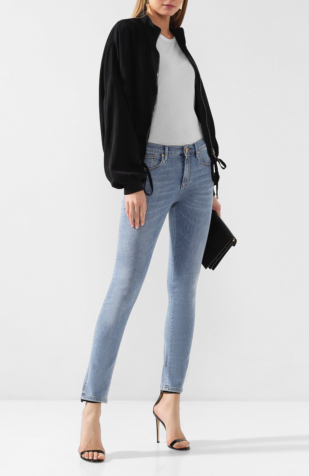 Джинсы-скинни ROBERTO CAVALLI, арт. IQJ232/DS006, фото 2