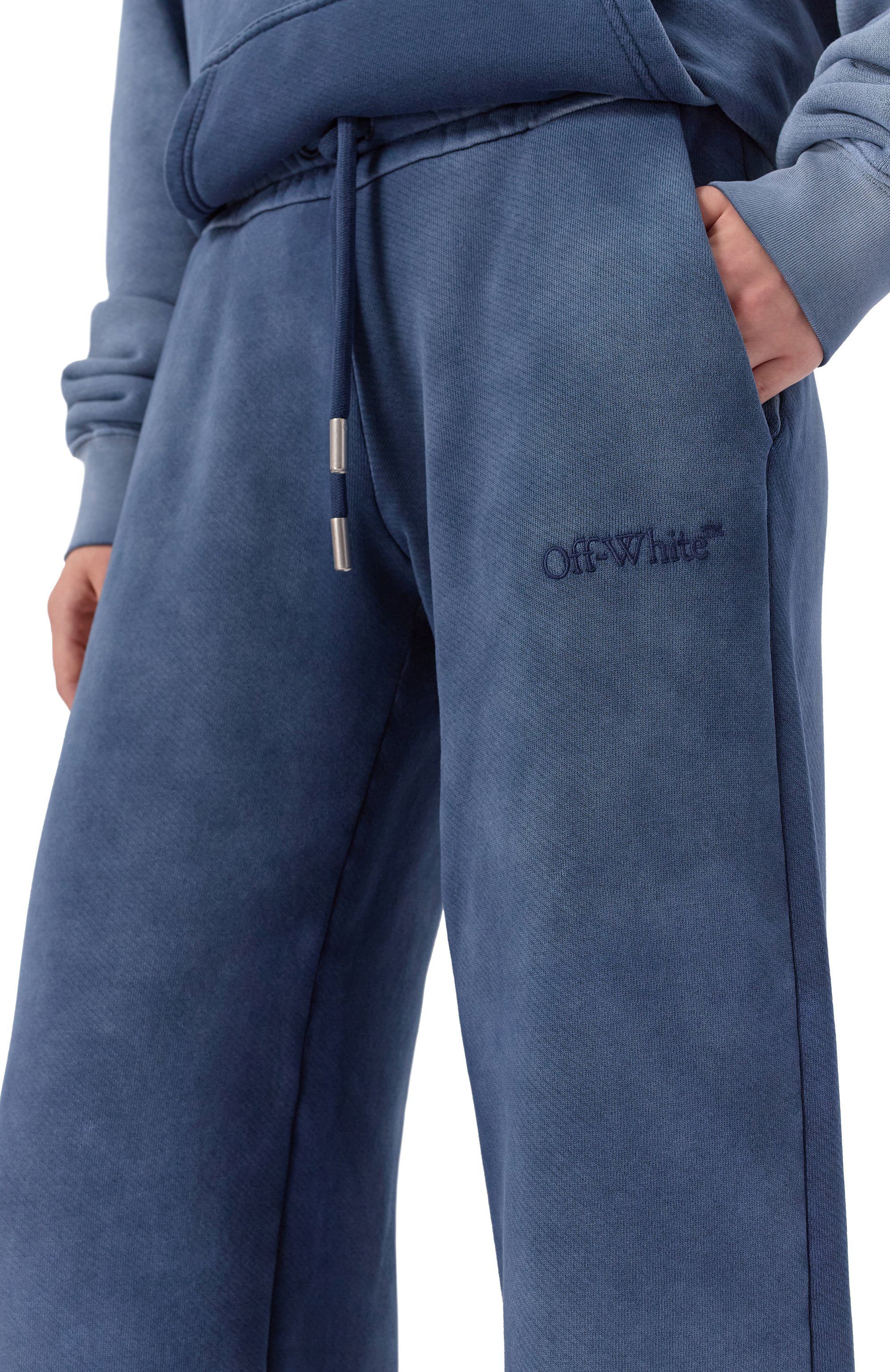 Хлопковые брюки OFF-WHITE, арт. 0WCH022F25FLE002, фото 5