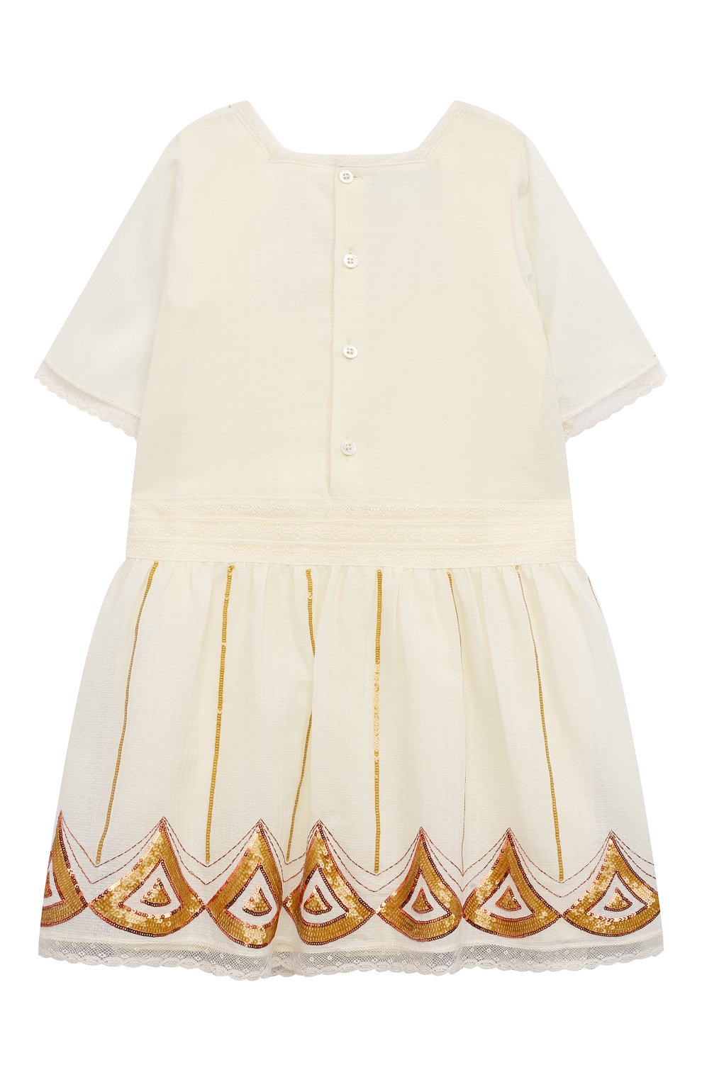 Хлопковое платье GUCCI, арт. 595352 ZADNO, фото 2