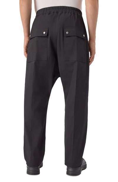 Хлопковые брюки RICK OWENS, арт. RU02E1361/TE, фото 4