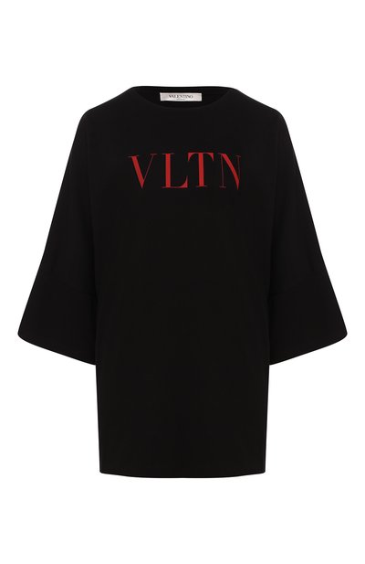 Женская хлопковая футболка VALENTINO, арт. SB3MG02B4RW