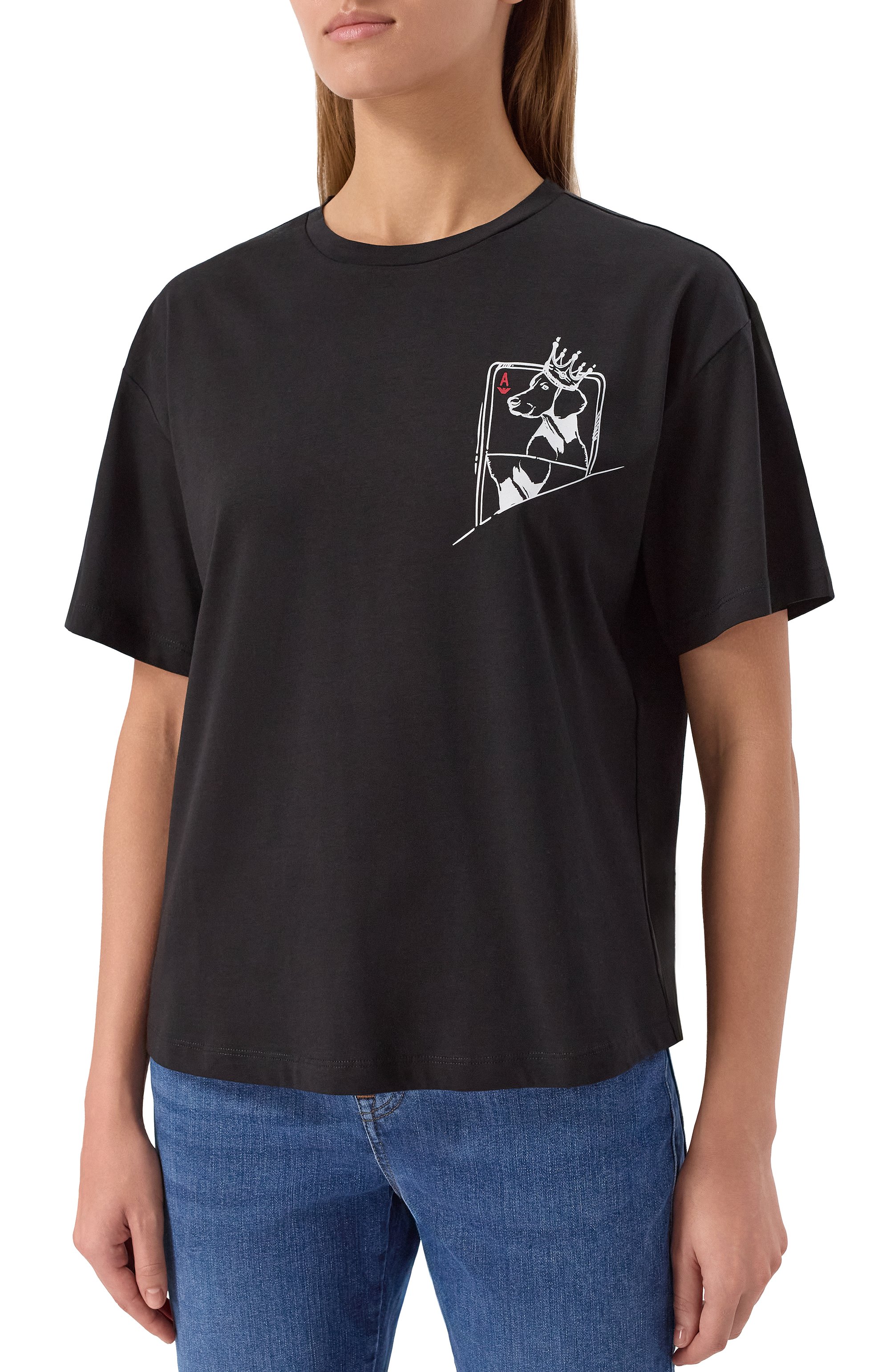 Хлопковая футболка EMPORIO ARMANI, арт. EW002841/AF12597, фото 3