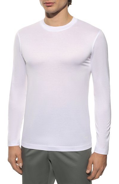 Лонгслив из лиоцелла и хлопка EMPORIO ARMANI, арт. 8N1TE9/1JUVZ, фото 3