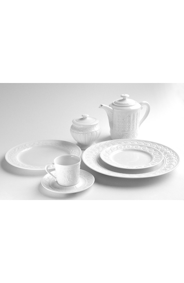 Чайник маленький louvre white BERNARDAUD белого цвета, арт. 0542/4092 | Фото 4 (Региональные ограничения белый список (Axapta Mercury): Не проставлено; Нос: Не проставлено; Коллекция: Louvre White; Ограничения доставки: fragile-2)