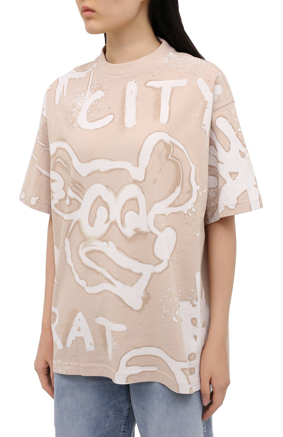 Хлопковая футболка ACNE STUDIOS, арт. AL0207, фото 3