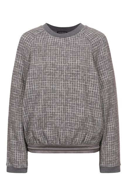 Женская свитшот из вискозы и шерсти EMPORIO ARMANI, арт. EW002240/TE15784