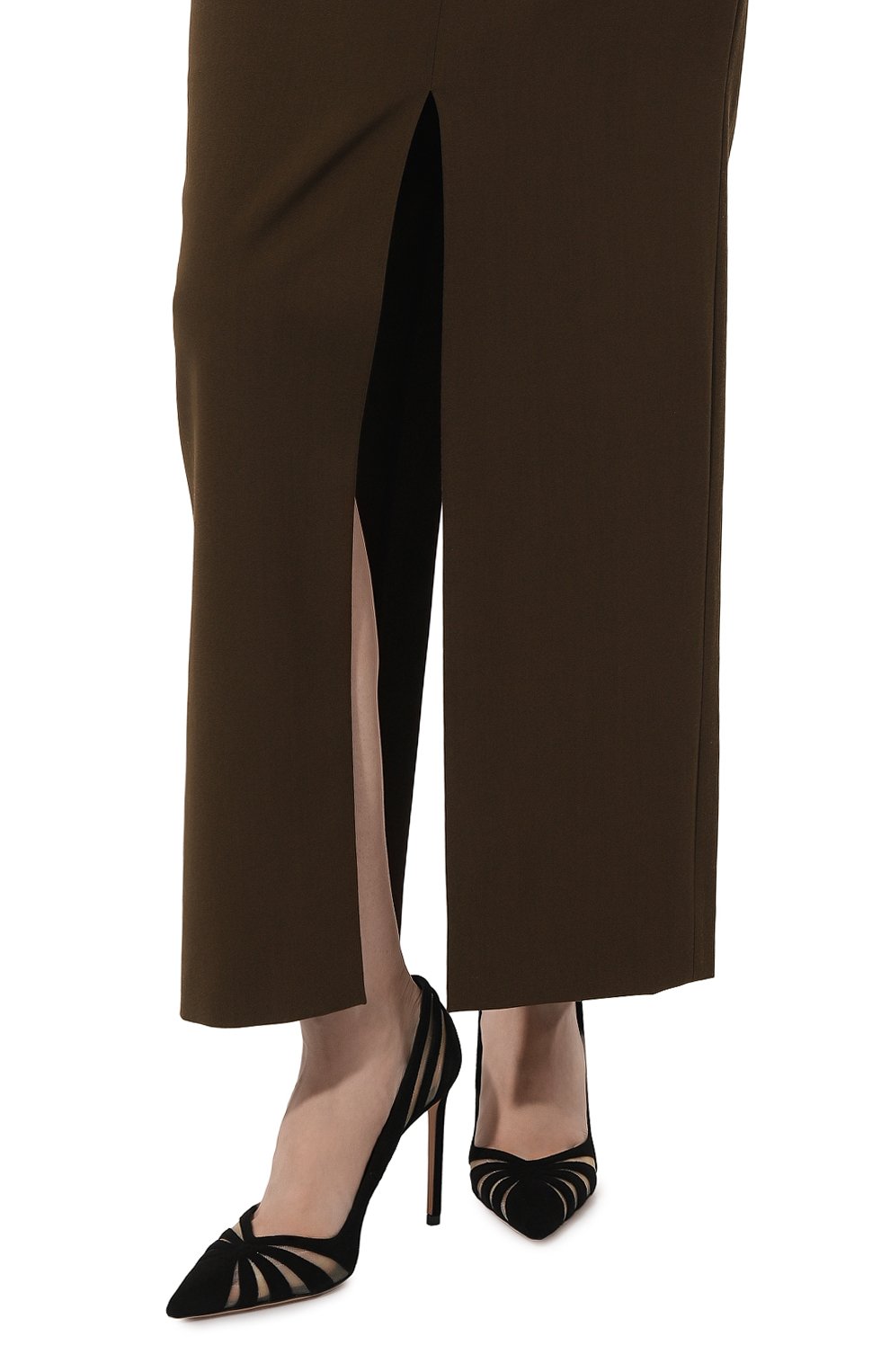 Комбинированные туфли the spy 105 AQUAZZURA черного цвета по цене 79950 руб., арт. TSYHIGP0-MSU-000, фото 3 Комбинированные туфли the spy 105 AQUAZZURA, арт. TSYHIGP0-MSU-000, фото 3