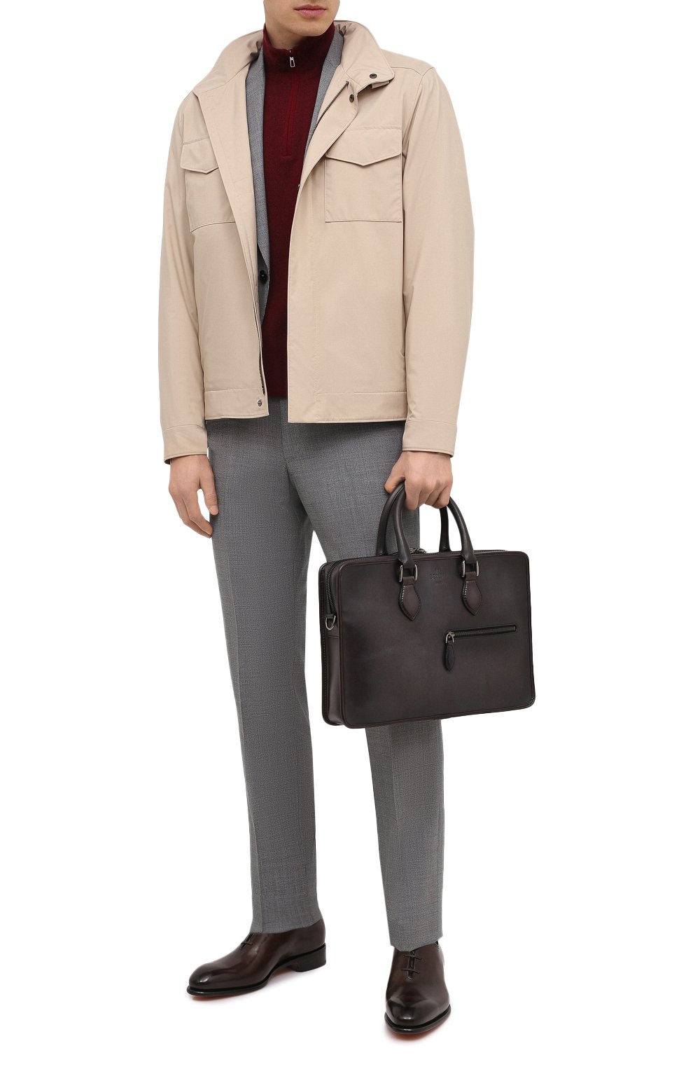Кожаная сумка для ноутбука BERLUTI, арт. M204772, фото 2