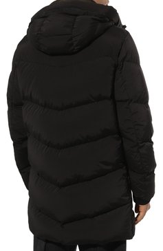 Мужская пуховая парка WOOLRICH черного цвета, арт. CFWOOU0775MRUT3515 | Фото 4 (Кросс-КТ: парка; Мужское Кросс-КТ: пуховик-короткий; Рукава: Длинные; Длина (верхняя одежда): До середины бедра; Материал внешний: Синтетический материал; Материал сплава: Проставлено; Драгоценные камни: Проставлено; Материал утеплителя: Пух и перо; Стили: Кэжуэл)