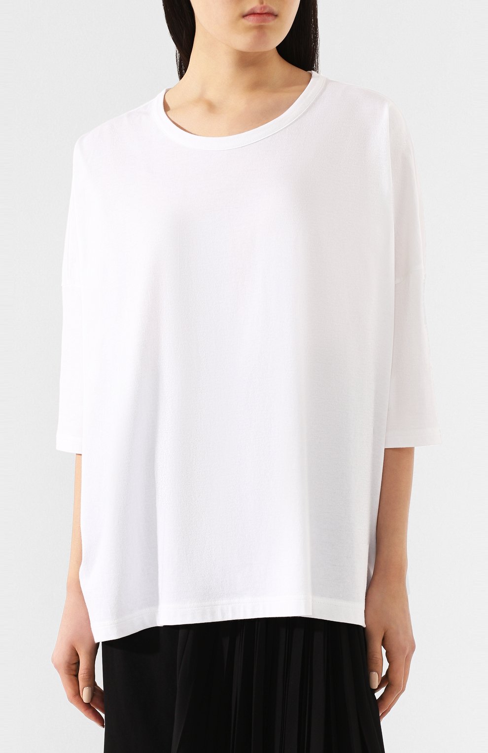Хлопковая футболка YOHJI YAMAMOTO, арт. YS-T02-670, фото 3