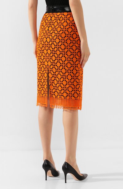 Юбка из смеси хлопка и вискозы DOROTHEE SCHUMACHER, арт. 542105/ADVENTUR0US LACE, фото 4