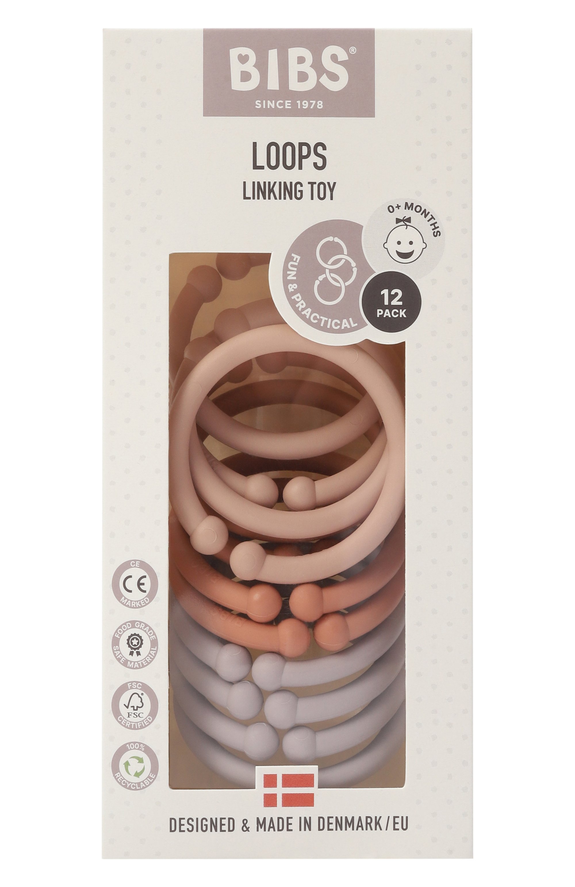 Набор из 12 колец-держателей BIBS, арт. 900236, фото 1