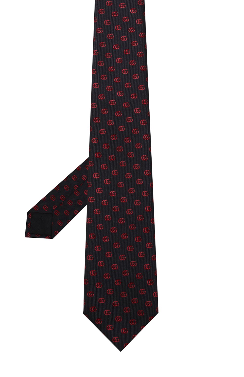 Шелковый галстук с принтом GUCCI, арт. 444421/4E002, фото 2