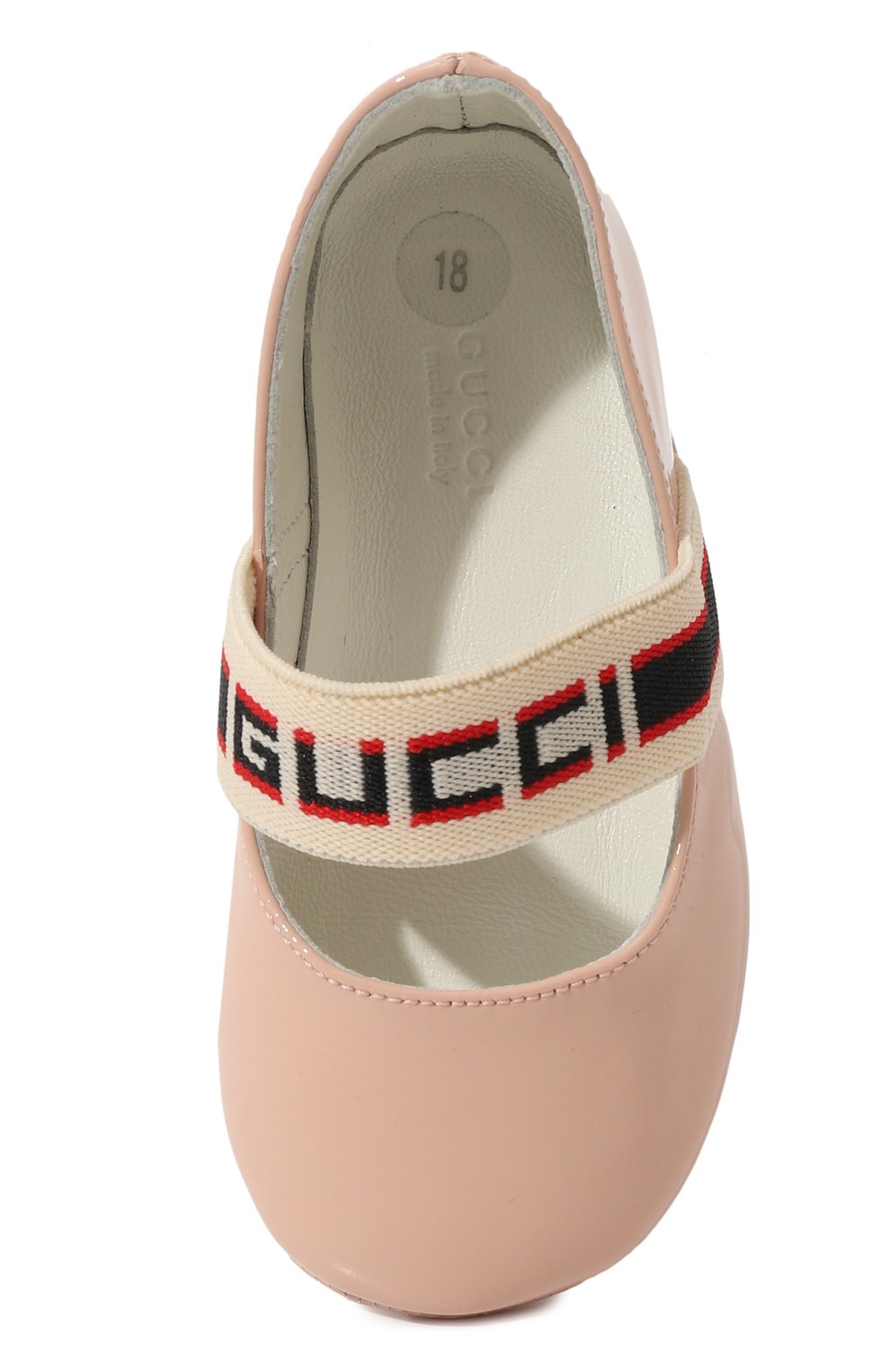 Кожаные пинетки GUCCI, арт. 552925 0IRD0, фото 4