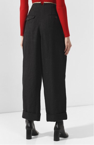 Брюки из смеси льна и шерсти UMA WANG, арт. A9 W UW3014, фото 4