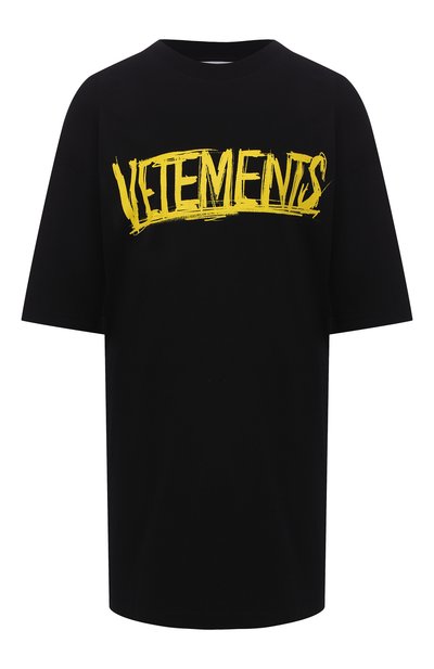 Женская хлопковая футболка VETEMENTS, арт. UAH21TR618 1610/W