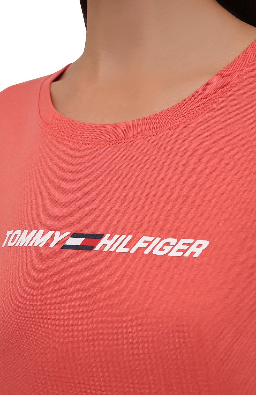 Хлопковая футболка TOMMY HILFIGER, арт. S10S101016, фото 5