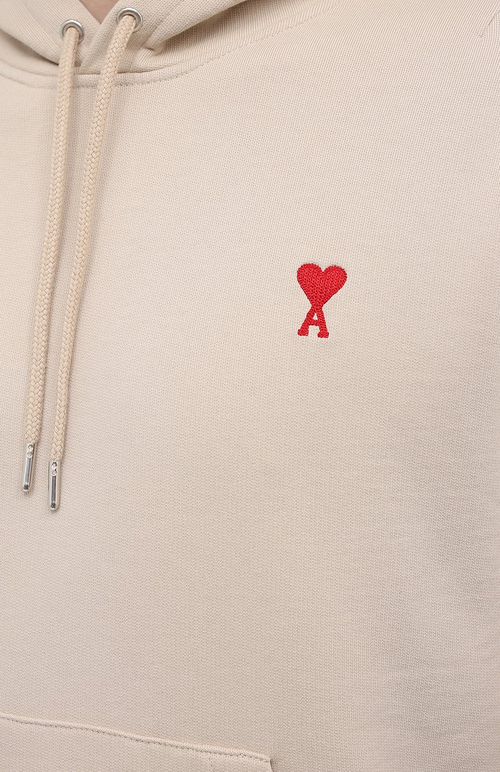 Хлопковое худи AMI, арт. E21HJ008.730, фото 5