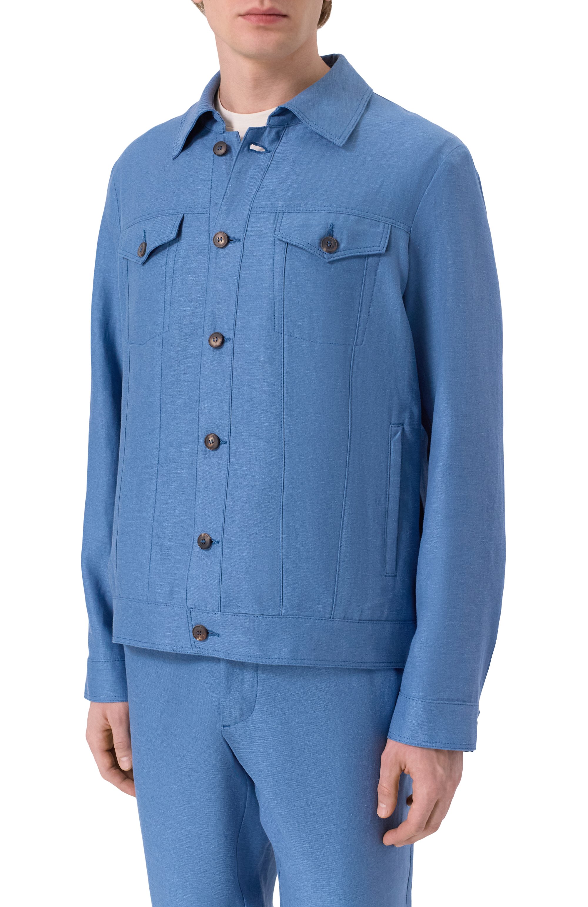 Куртка изо льна и шелка MVST, арт. M26.CSM.T403/TXAVI, фото 3