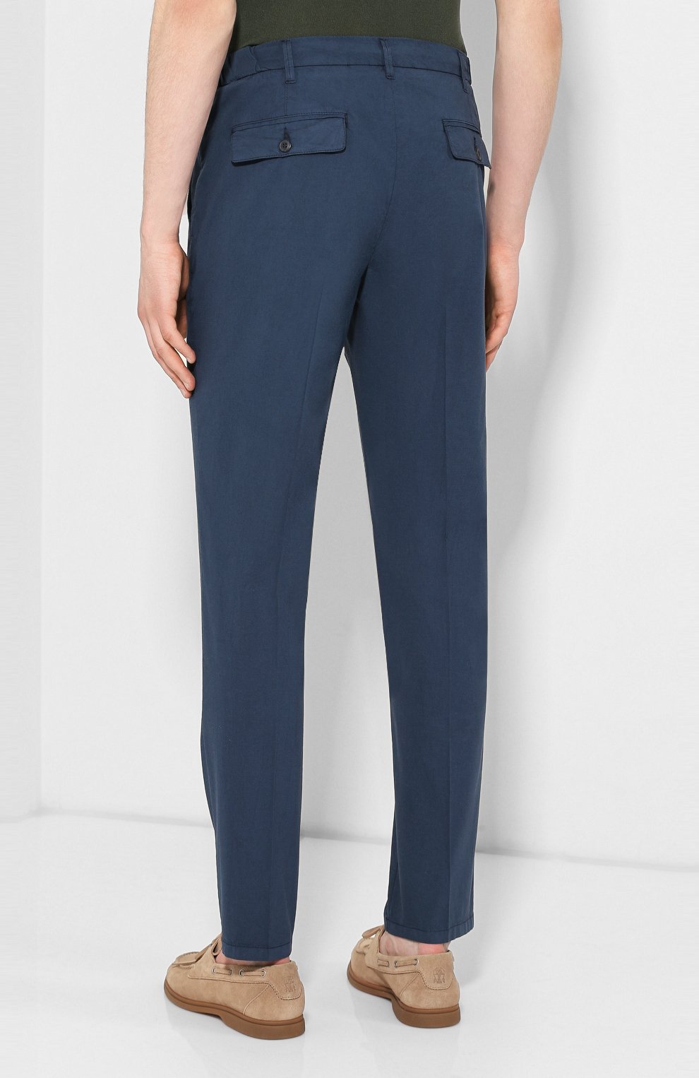 Брюки из смеси хлопка и шелка ALTEA, арт. 2053051, фото 4