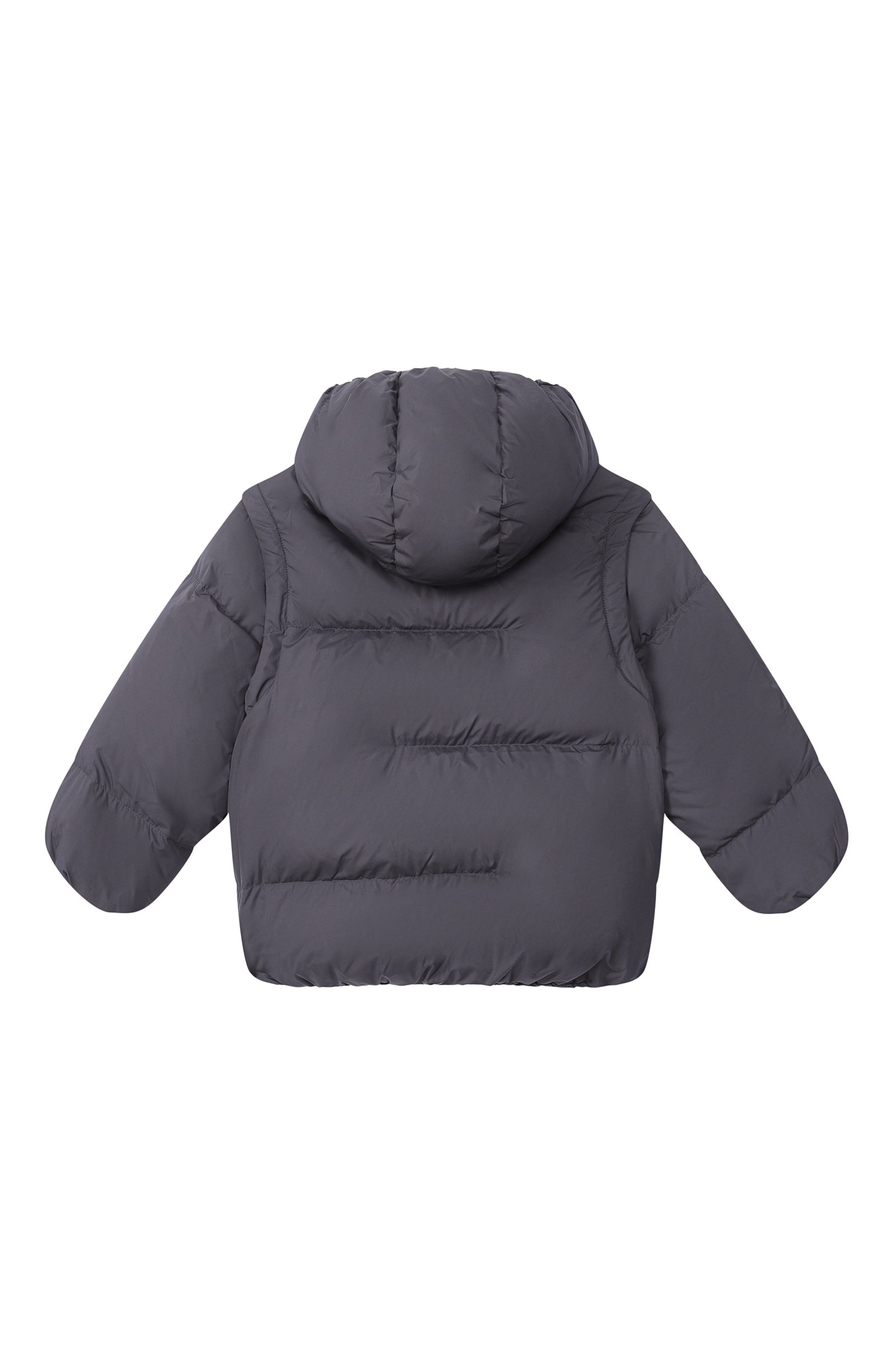 Пуховик EMPORIO ARMANI темно-синего цвета по цене 35400 руб., арт. EB001513/AF26005, фото 2 Пуховик EMPORIO ARMANI, арт. EB001513/AF26005, фото 2