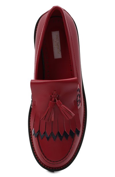 Кожаные лоферы DOLCE & GABBANA, арт. D11044/A7924/37-39, фото 4