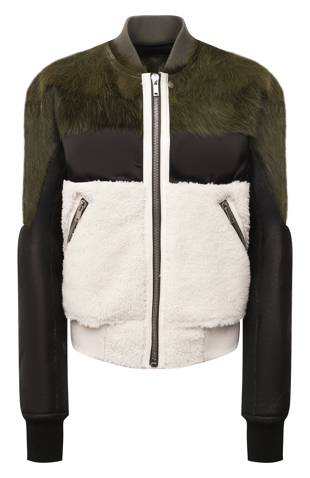 Дубленка RICK OWENS разноцветного цвета по цене 325000 руб., арт. RP02A7734/C0MB03, фото 1 Дубленка RICK OWENS, арт. RP02A7734/C0MB03, фото 1
